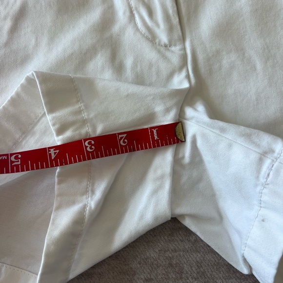 Y2K J. Crew Chino White Cotton Shorts SZ: 00 Classic Preppy Style 4” - Picture 8 of 12